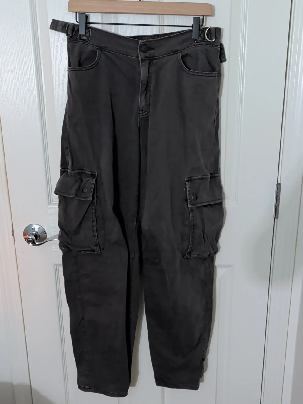 Wild Fable Dark Gray Cargo Pants with Utility Pockets